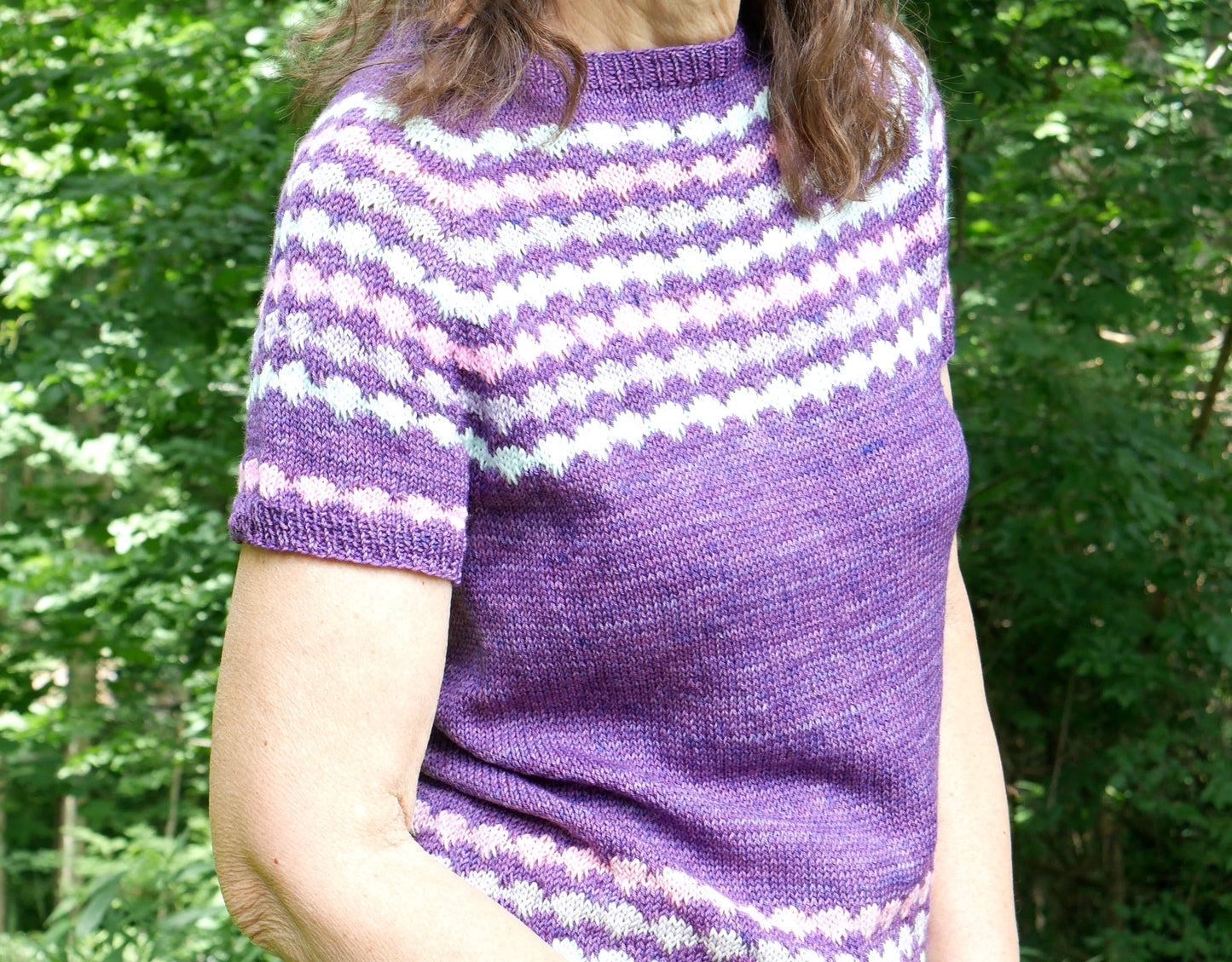 Beads T Knitting pattern