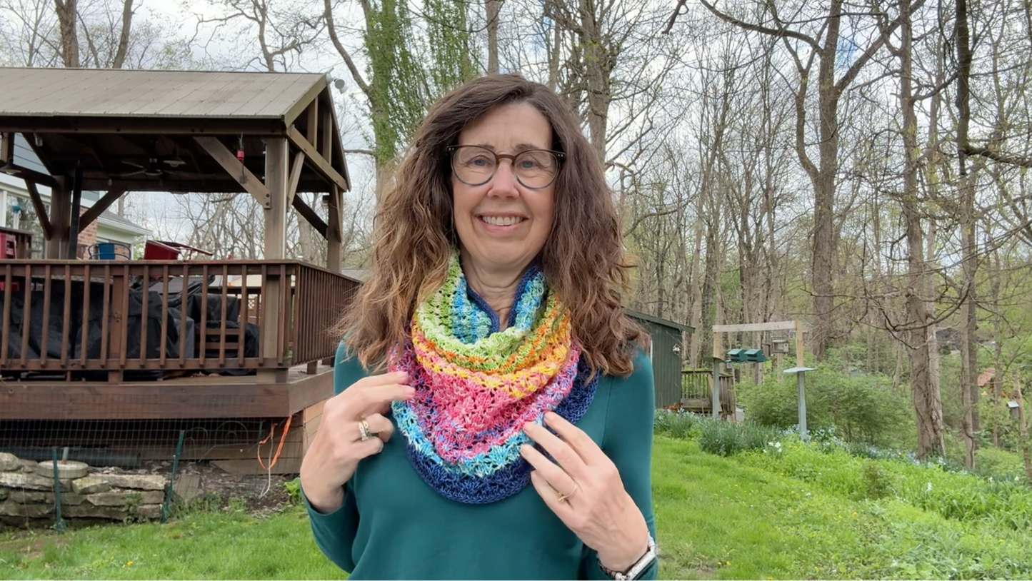 Burgeon Cowl in strips