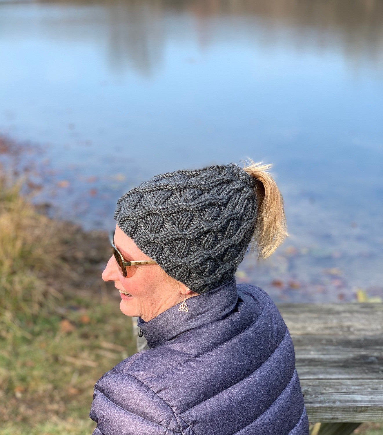 Slope Side Messy Bun Hat