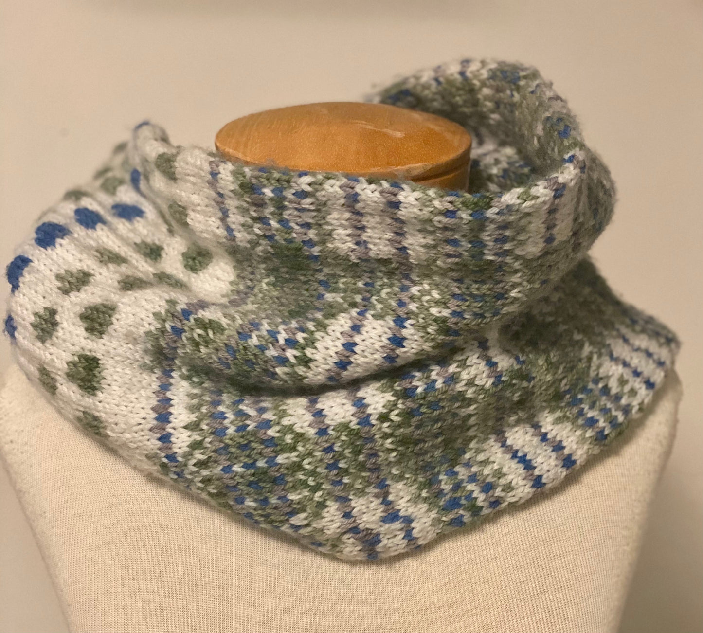 Plaid & Polka Dots Cowl