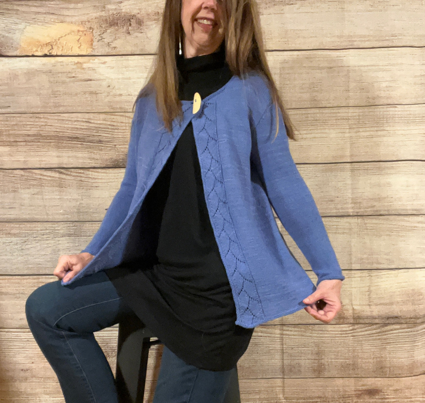 Dusty Cardigan Fingering Version