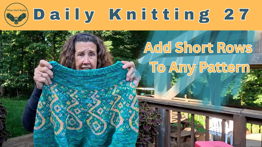 Add Short Rows to Any Pattern