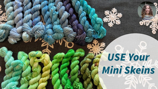 Knitting with Mini Skeins, Advents or Leftovers