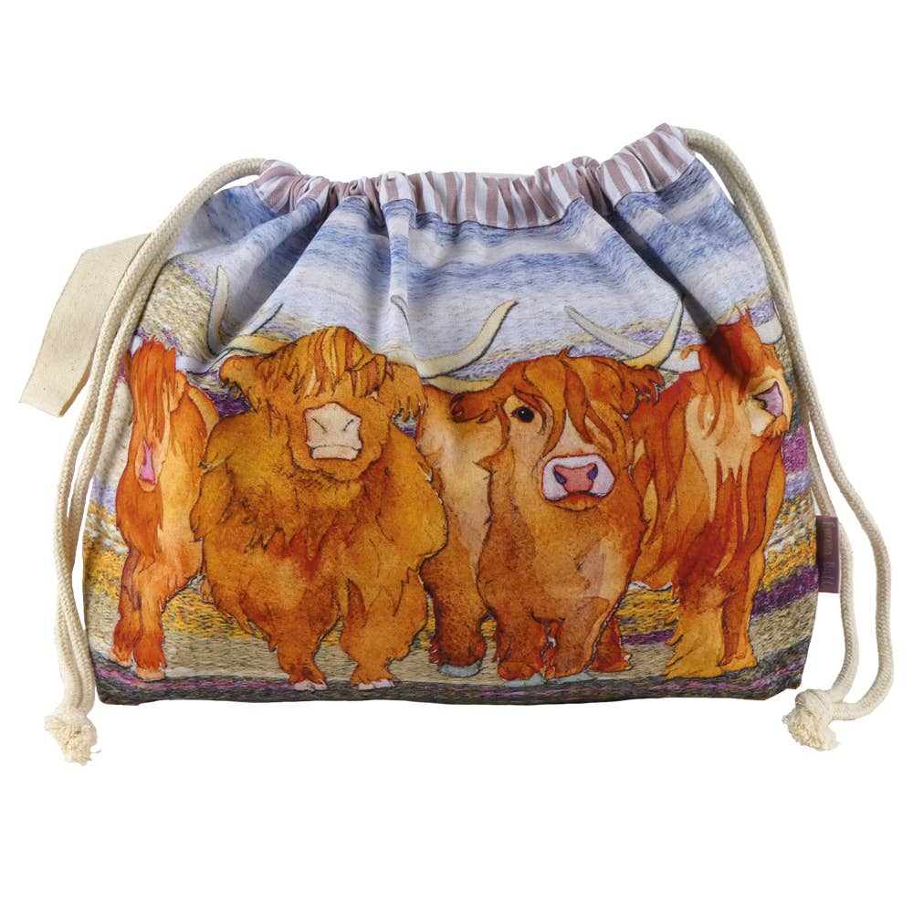 Highland Coo - Drawstring Bag