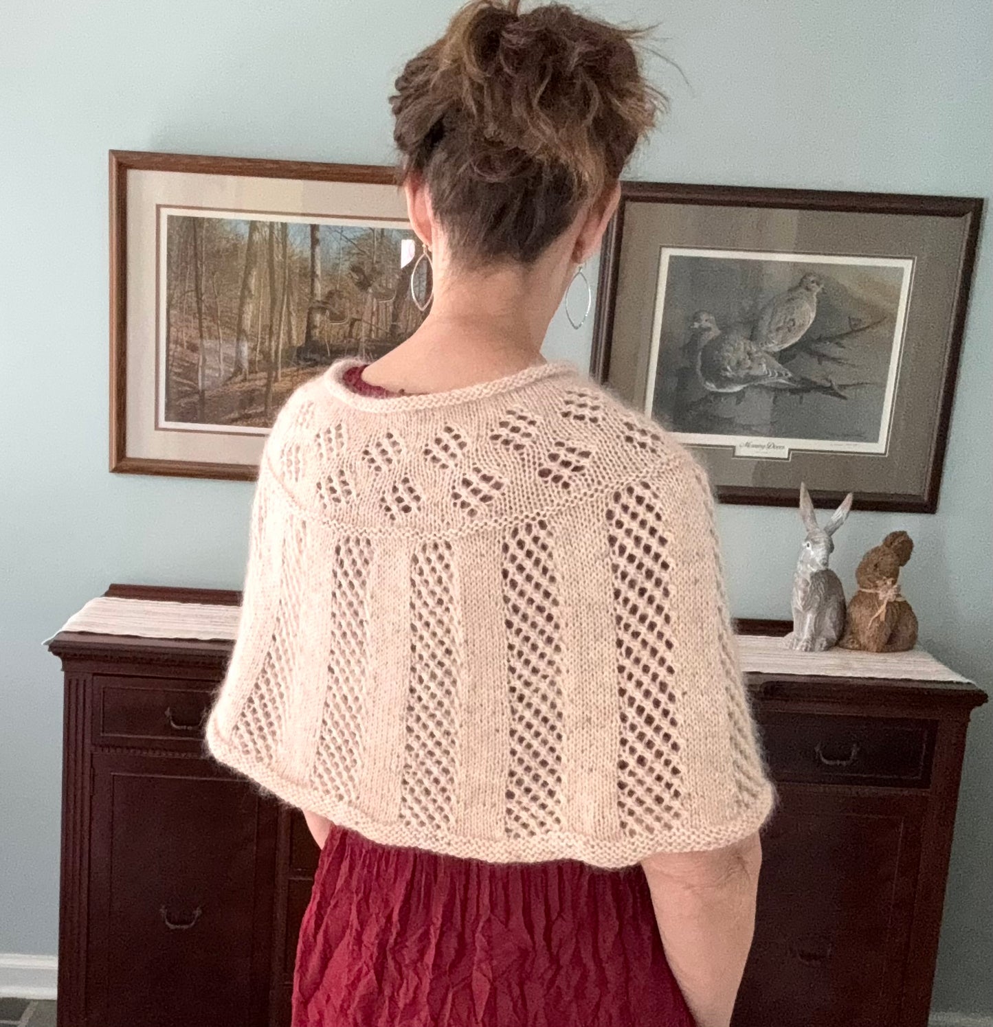 Lux Eyelet Poncho