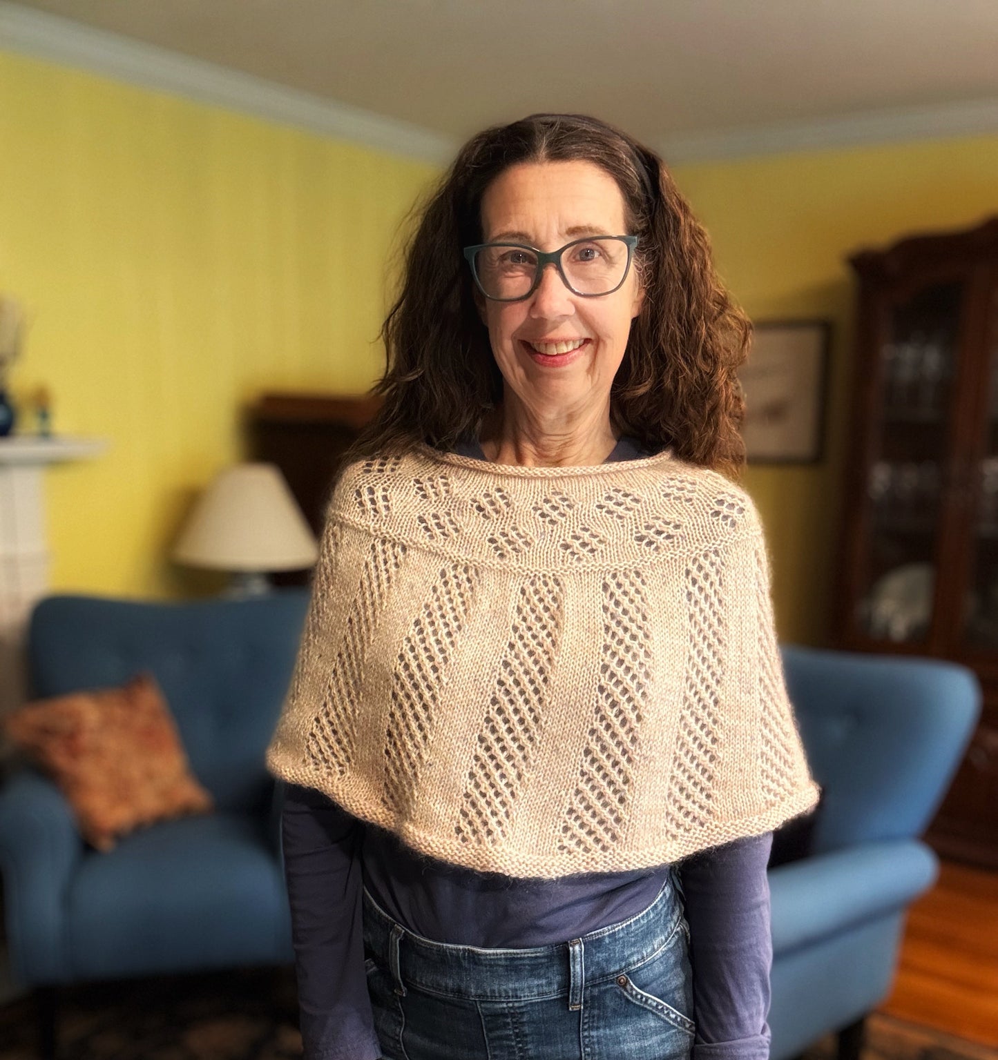 Lux Eyelet Poncho