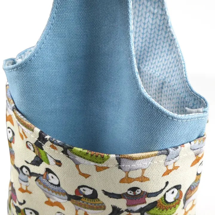 Wooly Puffins Small Wrist Bag