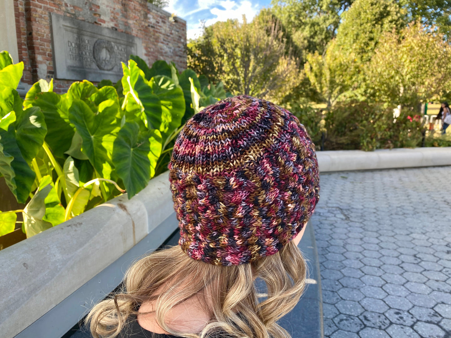 Woven Braid Ski Hat, DK Version