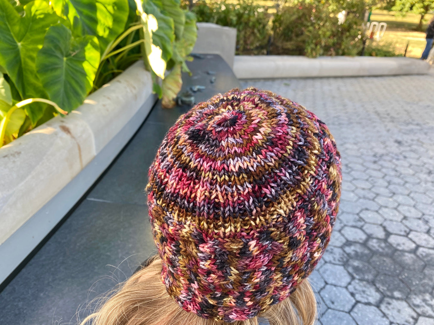 Woven Braid Ski Hat, DK Version